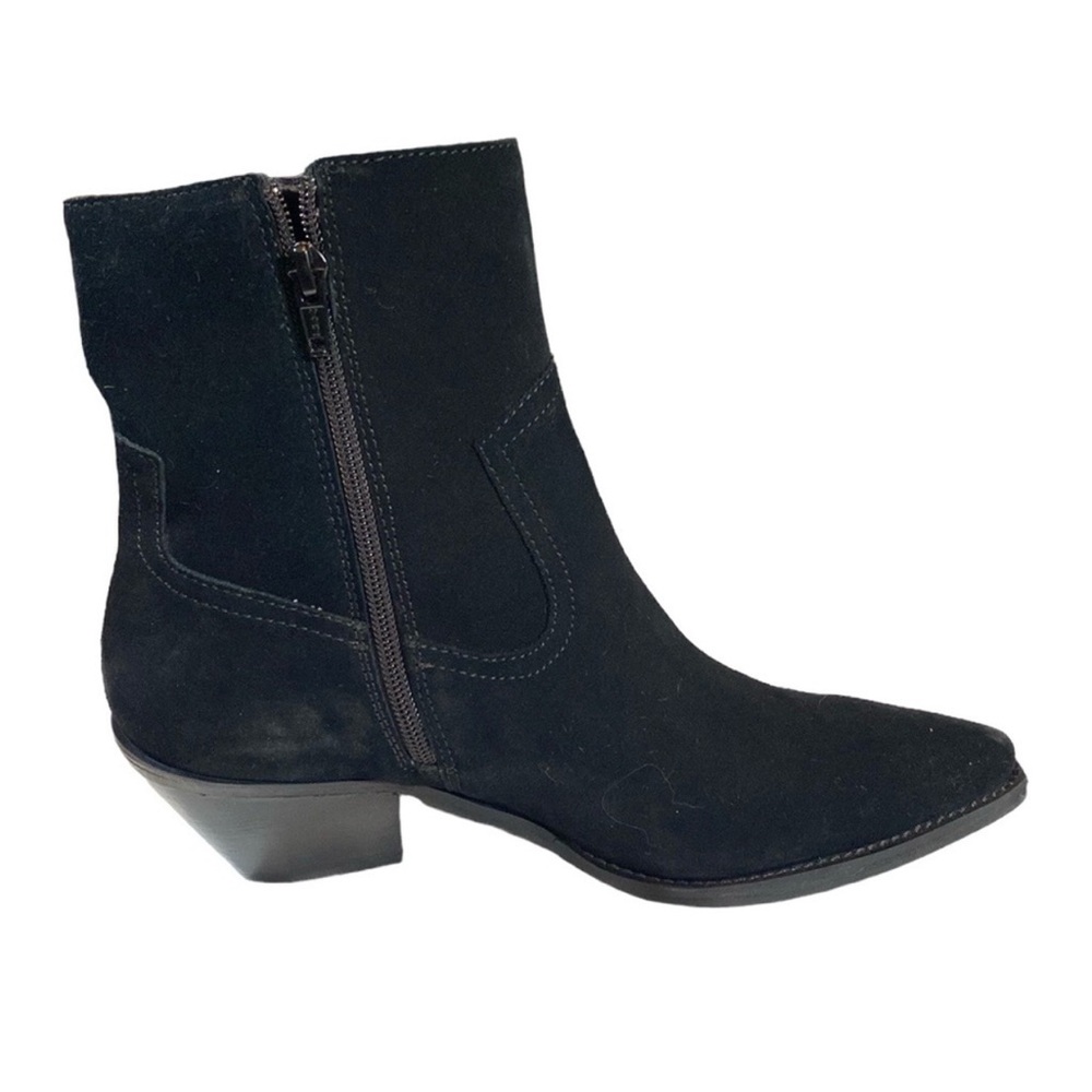 NWOB Coconuts by Matisse for Free People Black Suede Fringe Ankle Boots - Picture 8 of 12